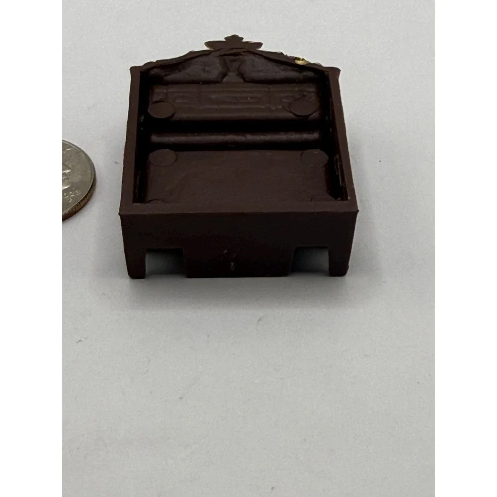 Miniature Dollhouse‎ Upright Piano – Victorian Style